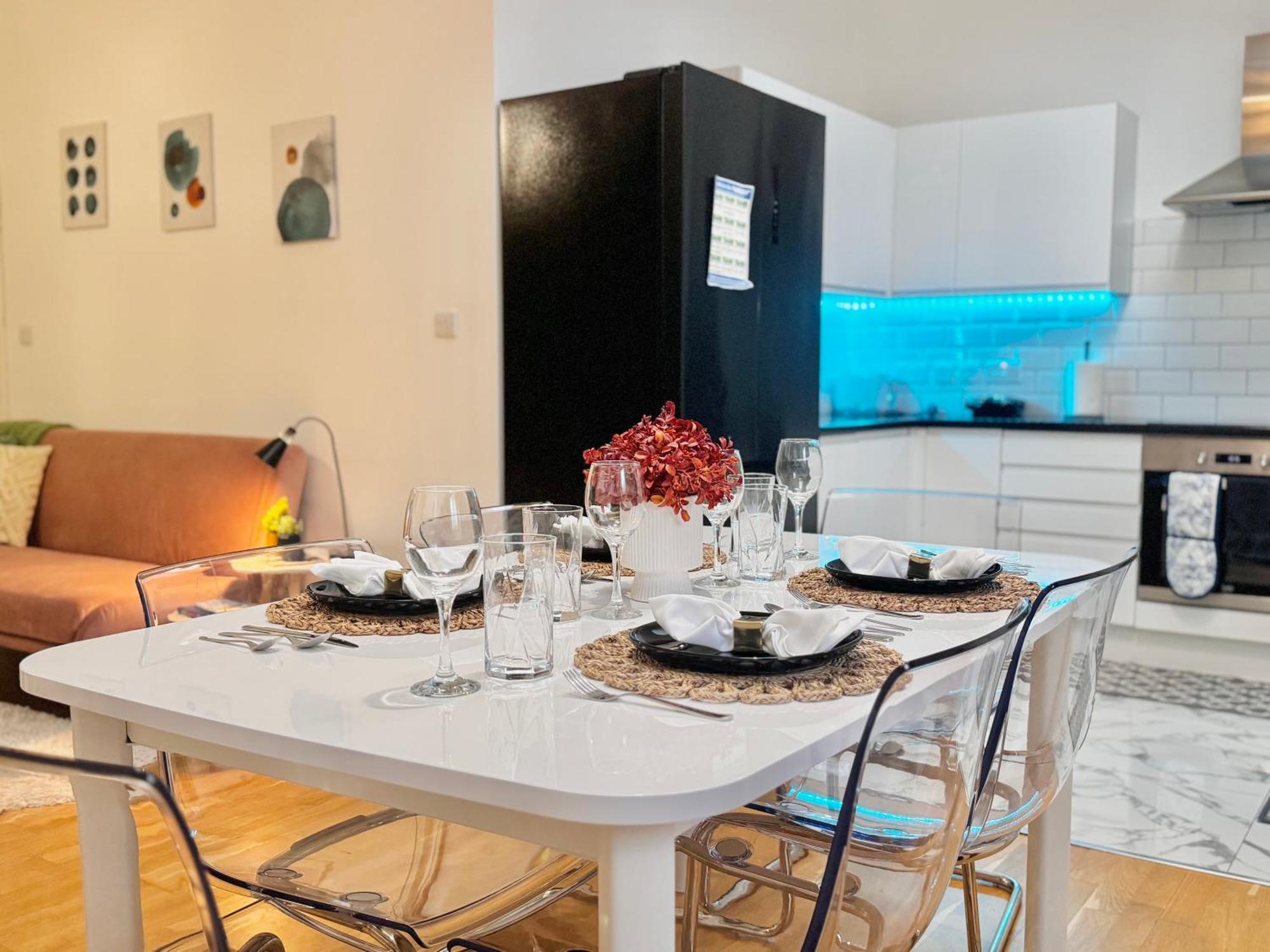 Modern 1-Bed Apt 30Min To Central London & Parking Esterno foto