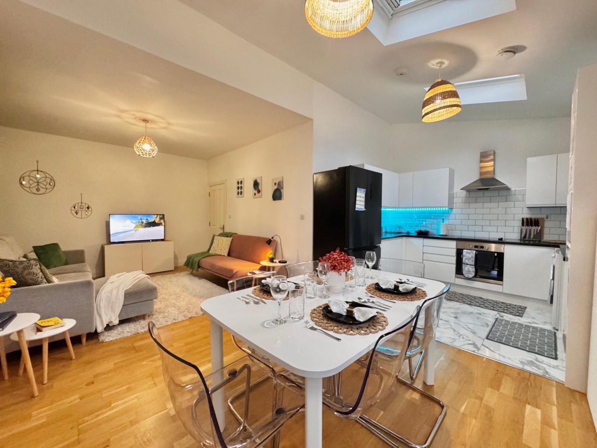 Modern 1-Bed Apt 30Min To Central London & Parking Esterno foto