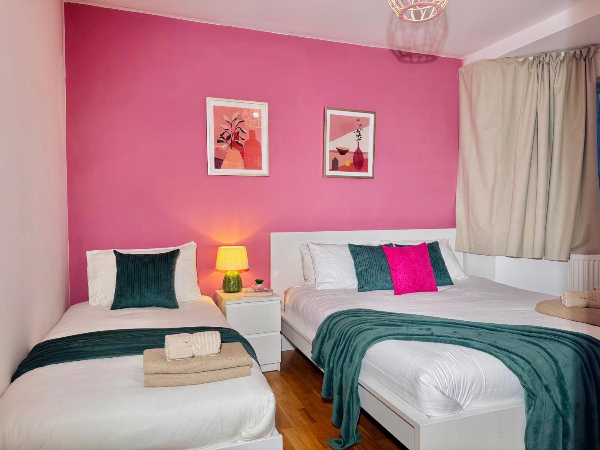 Modern 1-Bed Apt 30Min To Central London & Parking Esterno foto