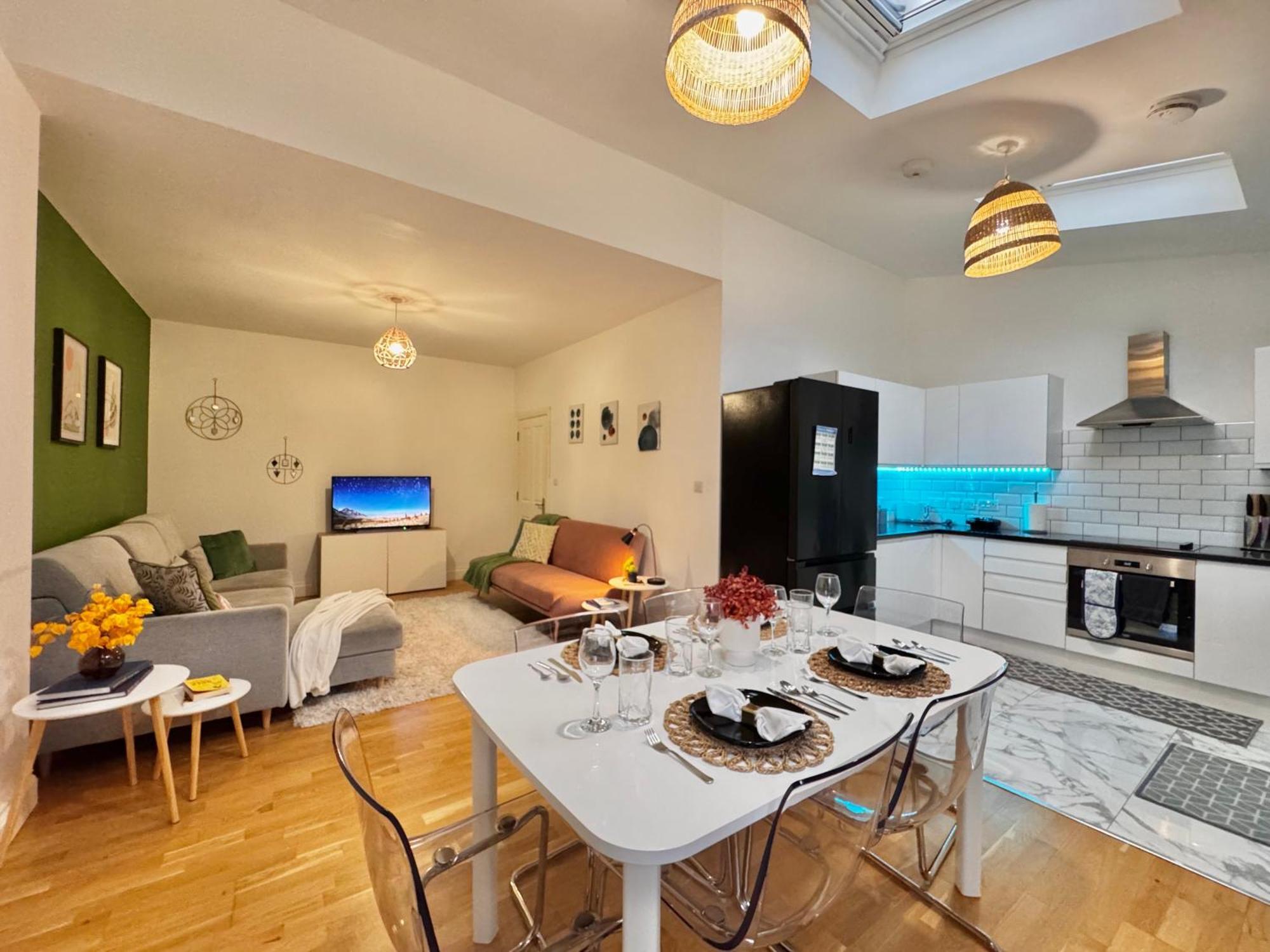 Modern 1-Bed Apt 30Min To Central London & Parking Esterno foto