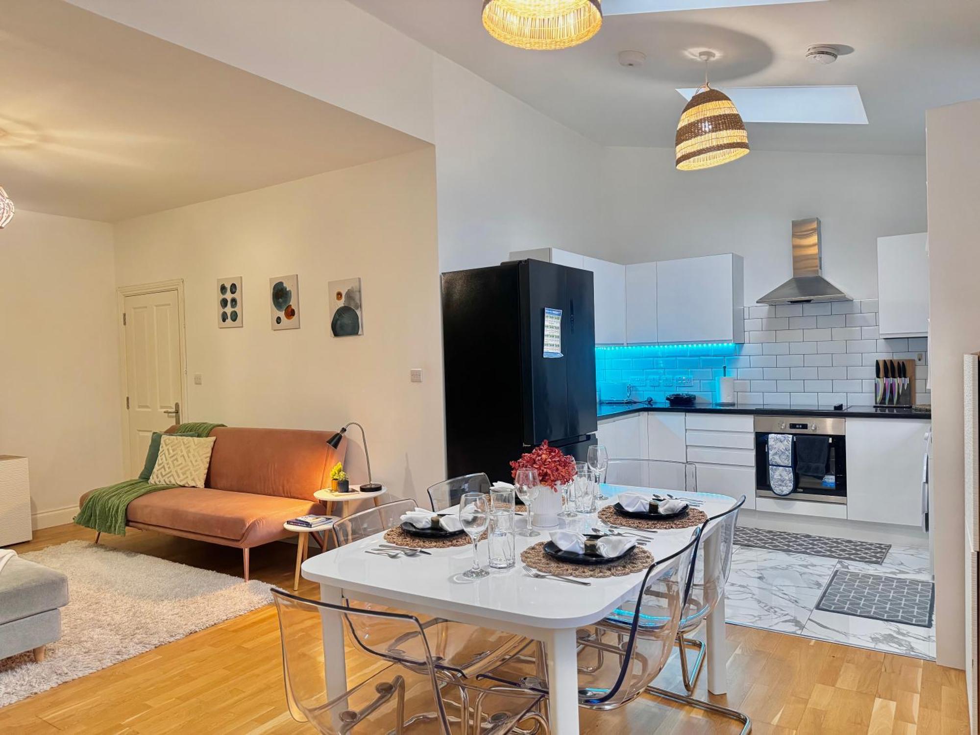 Modern 1-Bed Apt 30Min To Central London & Parking Esterno foto