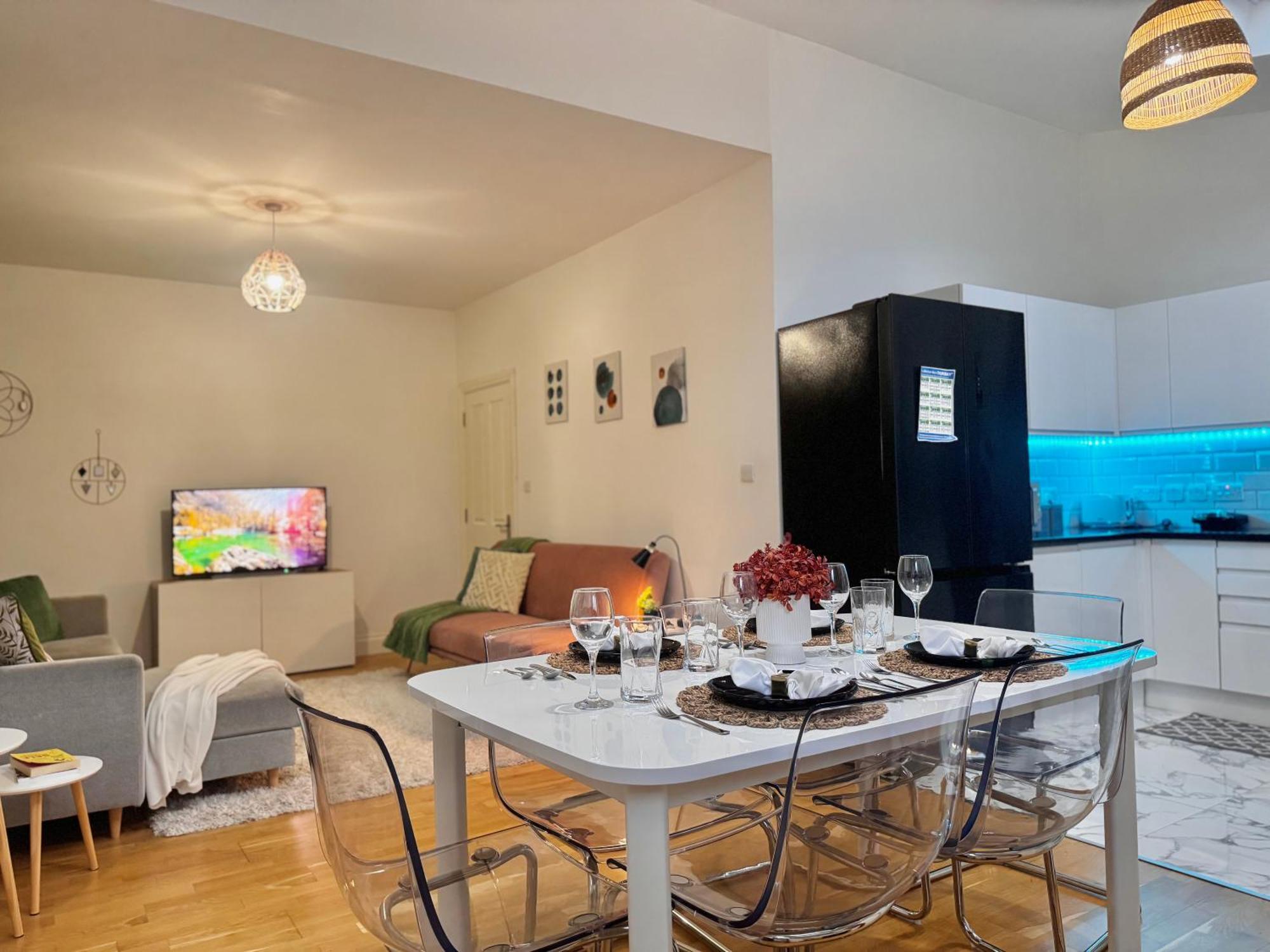 Modern 1-Bed Apt 30Min To Central London & Parking Esterno foto
